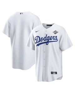 Youth Los Angeles Dodgers White 2025 World Series Home Replica Jersey (White)