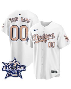 Youth Los Angeles Dodgers White 2026 MLB All-Star Custom Jersey (White)