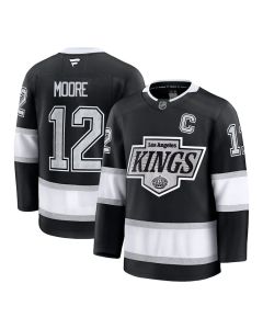 Youth Los Angeles Kings #12 Trevor Moore Black Home Jersey