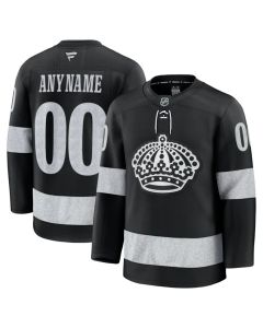 Youth Los Angeles Kings Black Alternate Custom Jersey