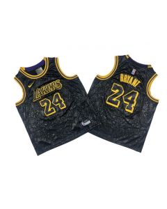 Youth Los Angeles Lakers #24 Kobe Bryant Black Stitched Basketball Jersey (Black)