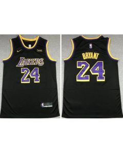 Youth Los Angeles Lakers #24 Kobe Bryant Black Stitched Basketball Jersey (Style 3)