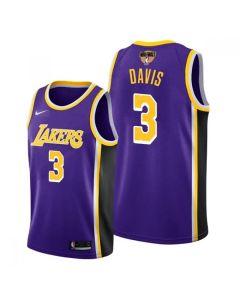 Youth Los Angeles Lakers #3 Anthony Davis 2020 Purple Finals Stitched NBA Jersey