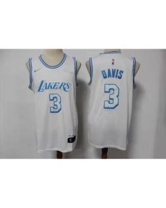 Youth Los Angeles Lakers #3 Anthony Davis #3 Anthony Davis 2020/21 White City Edition Stitched Jersey
