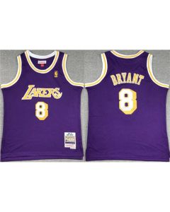 Youth Los Angeles Lakers #8 Kobe Bryant Purple Stitched Basketball Jersey