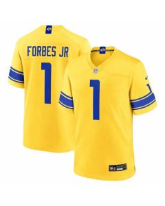 Youth Los Angeles Rams #1 Emmanuel Forbes Jr. Nike Classic Sol Game Jersey (Style 2)