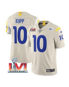 Youth Los Angeles Rams #10 Cooper Kupp Bone 2022 Super Bowl LVI Vapor Untouchable Limited Stitched Jersey