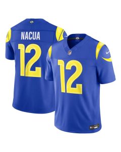 Youth Los Angeles Rams #12 Puka Nacua Nike Royal Vapor F.U.S.E. Sewn Down Limited Jersey (Royal)