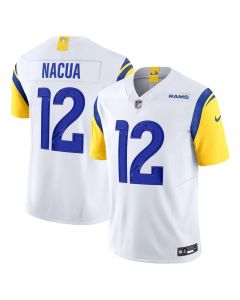 Youth Los Angeles Rams #12 Puka Nacua White Vapor F.U.S.E. Limited Player Jersey