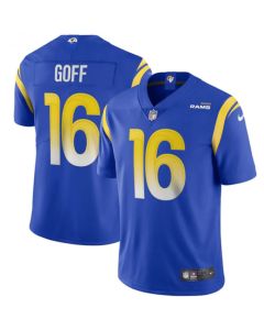 Youth Los Angeles Rams #16 Jared Goff 2020 Royal Vapor Limited Stitched Jersey