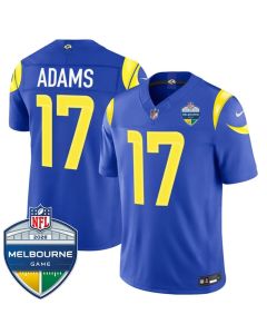 Youth Los Angeles Rams #17 Davante Adams Royal 2026 Melbourne Game Patch Vapor F.U.S.E. Limited Jersey (Royal)
