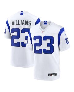 Youth Los Angeles Rams #23 Kyren Williams Nike Fearsome White Game Jersey (White)