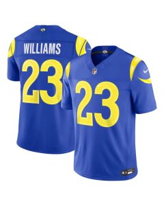 Youth Los Angeles Rams #23 Kyren Williams Nike Royal Vapor F.U.S.E. Sewn Down Limited Jersey (Royal)