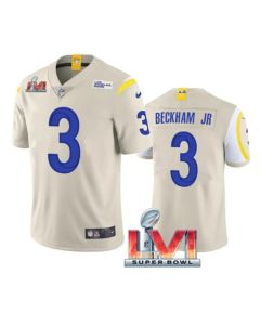 Youth Los Angeles Rams #3 Odell Beckham Jr. Bone 2022 Super Bowl LVI Vapor Untouchable Limited Stitched Jersey