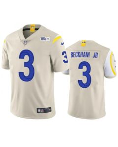 Youth Los Angeles Rams #3 Odell Beckham Jr. Bone Vapor Untouchable Limited Stitched Jersey
