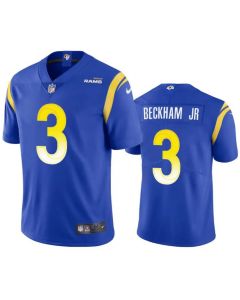 Youth Los Angeles Rams #3 Odell Beckham Jr. Royal Vapor Untouchable Limited Stitched Jersey