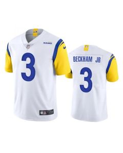Youth Los Angeles Rams #3 Odell Beckham Jr. White Vapor Untouchable Limited Stitched Jersey
