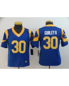 Youth Los Angeles Rams #30 Todd Gurley Royal Blue Vapor Untouchable Limited Stitched NFL Jersey