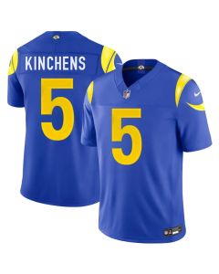 Youth Los Angeles Rams #5 Kamren Kinchens Royal 2026 Vapor F.U.S.E. Limited Jersey (Royal)
