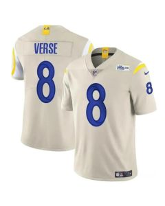 Youth Los Angeles Rams #8 Jared Verse Bone 2024 Draft Vapor Untouchable Stitched Football Jersey