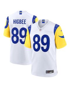 Youth Los Angeles Rams #89 Tyler Higbee White Game Player Jersey