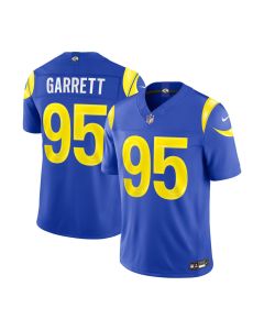 Youth Los Angeles Rams #95 Myles Garrett Navy Vapor F.U.S.E. Limited Jersey