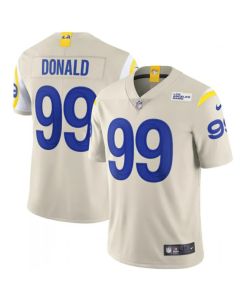 Youth Los Angeles Rams #99 Aaron Donald 2020 Bone Vapor Limited Stitched Jersey