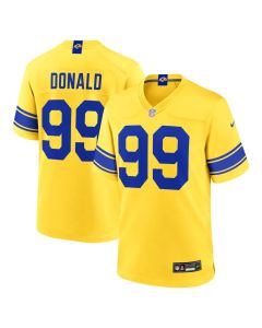 Youth Los Angeles Rams #99 Aaron Donald Nike Classic Sol Game Jersey (Style 2)
