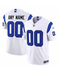 Youth Los Angeles Rams Nike Fearsome White Vapor F.U.S.E. Limited Custom Jersey (White)