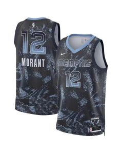 Youth Memphis Grizzlies #12 Ja Morant Black 2025/26 Select Series Jersey (Black)