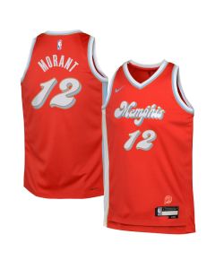Youth Memphis Grizzlies #12 Ja Morant Red 2024/25 Swingman City Edition Player Jersey