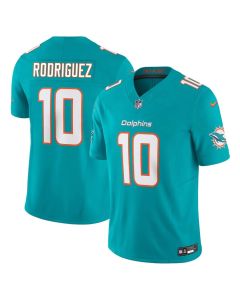 Youth Miami Dolphins #10 Jacob Rodriguez Aqua 2026 NFL Draft Vapor F.U.S.E. Limited Jersey