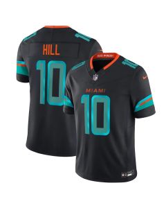 Youth Miami Dolphins #10 Tyreek Hill Black Rivalries Collection F.U.S.E. Vapor Limited Stitched Jersey