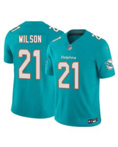 Youth Miami Dolphins #21 Marco Wilson Aqua 2026 F.U.S.E. Vapor Limited Stitched Football Jersey