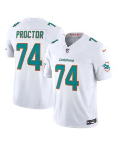Youth Miami Dolphins #74 Kadyn Proctor White 2026 NFL Draft Vapor F.U.S.E. Limited Jersey