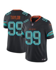 Youth Miami Dolphins #99 Jason Taylor Black Rivalries Collection F.U.S.E. Vapor Limited Stitched Jersey