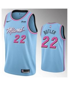 Youth Miami Heat #22 Jimmy Butler Blue Stitched Basketball Jersey