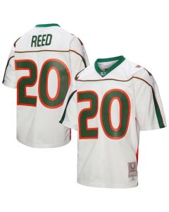 Youth Miami Hurricanes #20 Ed Reed White 2001 Stitched Football Jersey (White)