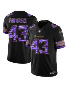 Youth Michigan Wolverines #43 Andrew Van Ginkel Black Chrome Edition Vapor F.U.S.E. Limited Jersey (Style 2)