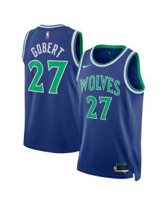 Youth Minnesota Timberwolves #27 Rudy Gobert Blue 2026/27 Icon Edition Stitched Basketball Jersey