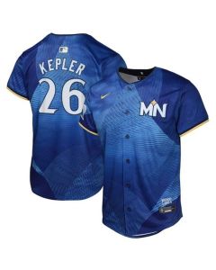 Youth Minnesota Twins #26 Max Kepler Royal 2024 City Connect Limited Jersey