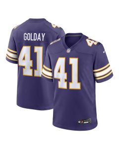 Youth Minnesota Vikings #41 Jake Golday Purple 2026 NFL Draft Game Jersey (Style 2)