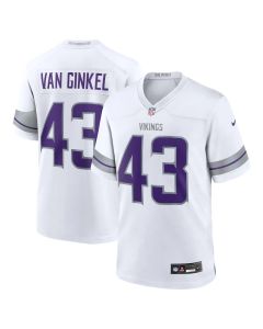 Youth Minnesota Vikings #43 Andrew Van Ginkel White Alternate Game Jersey