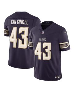 Youth Minnesota Vikings #43 Andrew Van Ginkel Purple 2026 Rivalries Collection Vapor F.U.S.E. Limited Jersey (Purple)