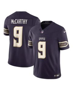 Youth Minnesota Vikings #9 J.J. McCarthy Purple 2026 Rivalries Collection Vapor F.U.S.E. Limited Jersey (Purple)