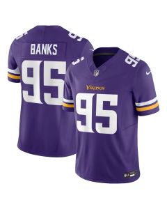 Youth Minnesota Vikings #95 Caleb Banks Purple 2026 NFL Draft Vapor F.U.S.E. Limited Jersey (Purple)