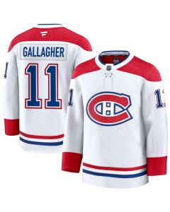 Youth Montreal Canadiens #11 Brendan Gallagher White Away Jersey