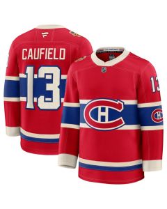 Youth Montreal Canadiens #13 Cole Caufield Red 2026 Stitched Jersey