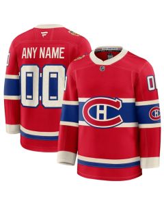 Youth Montreal Canadiens Red 2024-25 Stitched Custom Jersey