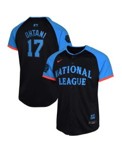 Youth National League #17 Shohei Ohtani Navy 2024 MLB All-Star Game Limited Player Jersey